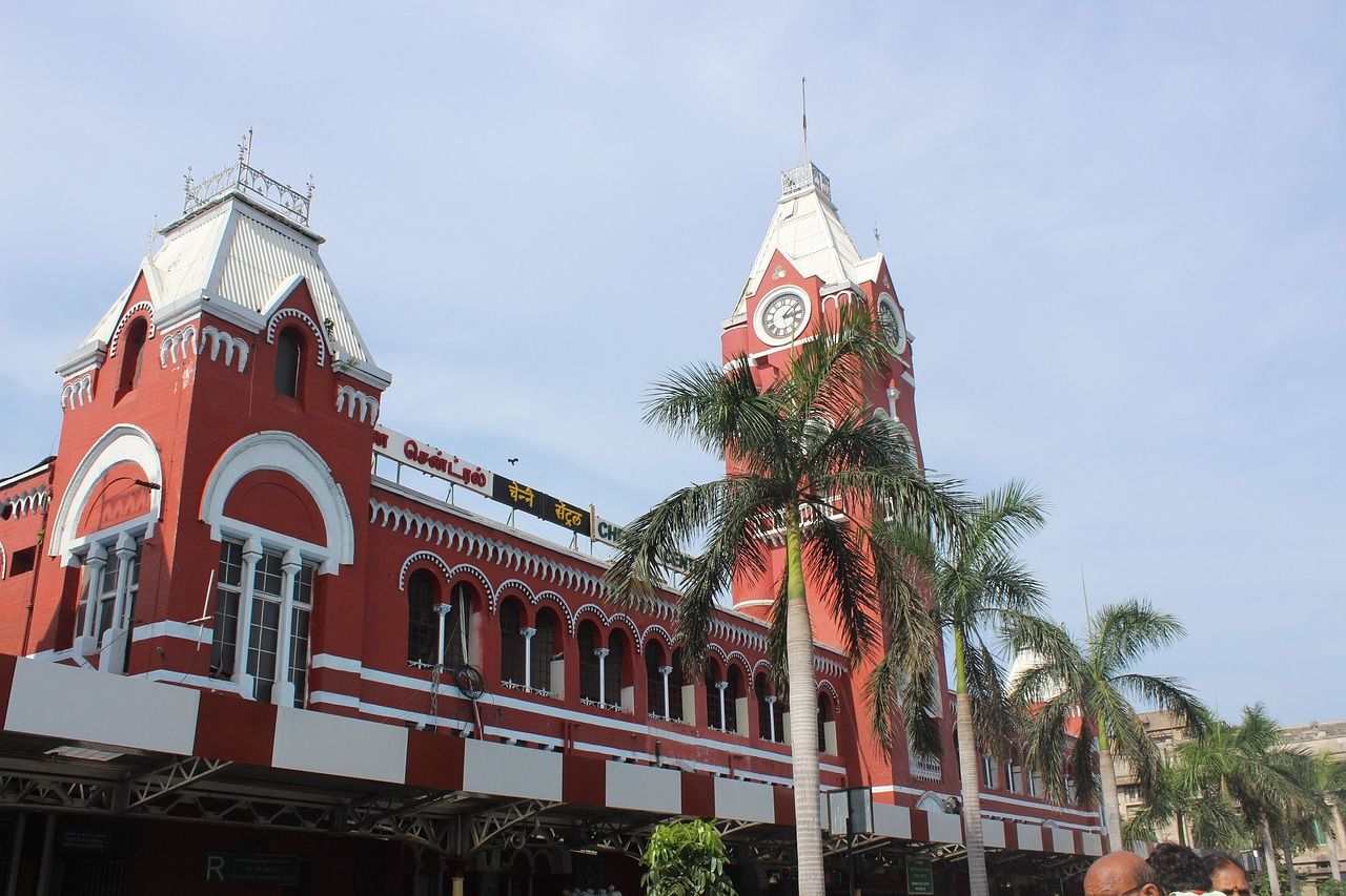 Chennai Central railway station, Tamil Nadu