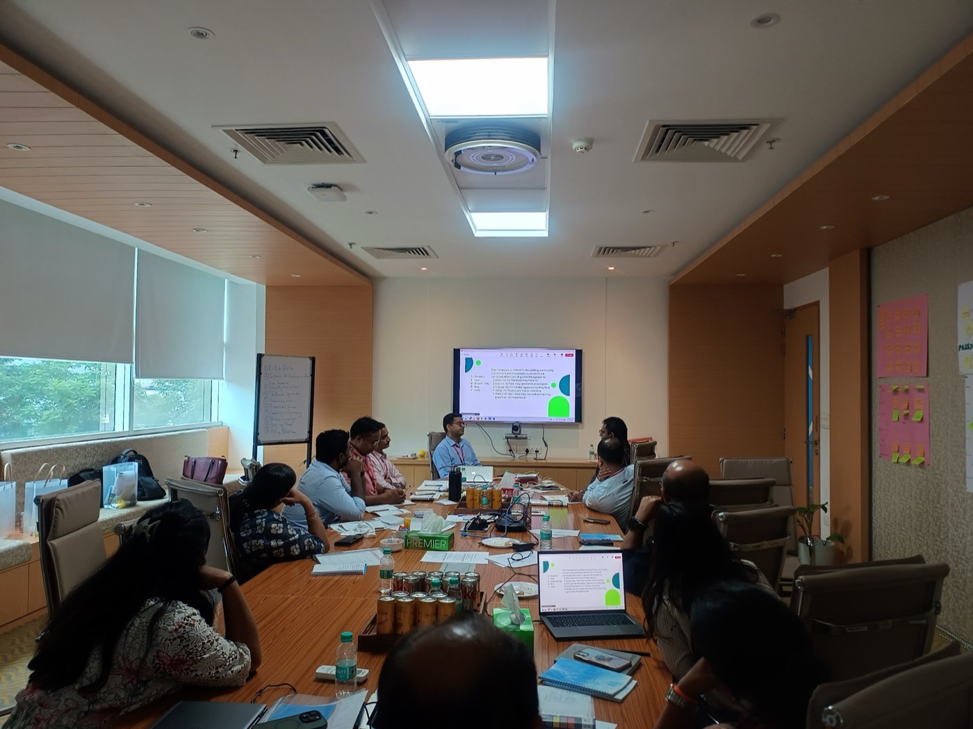 Business storytelling training session